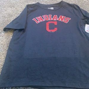 NWT New Era Cleveland Indians t-shirt size large for boys